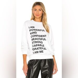 ANINE BING Empowerment Ramona Sweatshirt, Size Small